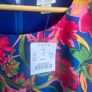 NWT j crew factory garden dress size 10 - floral pattern